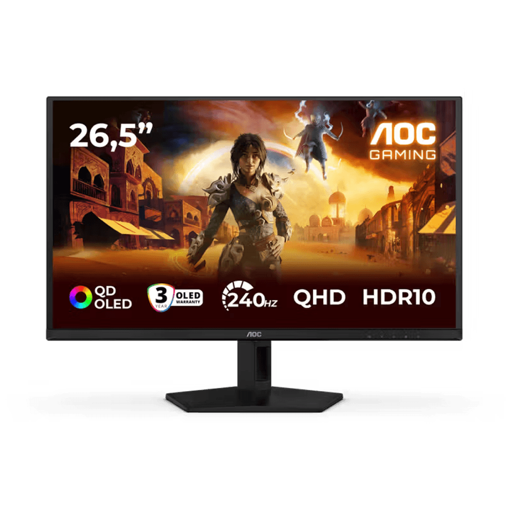 AOC Q27G41ZDF 27" 240Hz 0.03ms HDMI DP Adaptive Sync HDR10 QHD QD-OLED Gaming Monitör