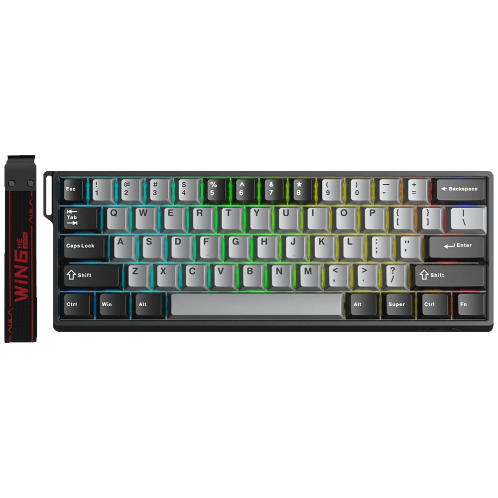 Aula Win60 HE Pro Xingyi Switch Hot Swap TKL RGB Gri Kablolu Gaming Klavye