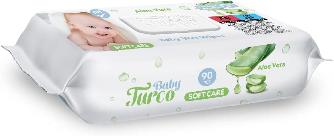 Baby Turco Softcare Aloe Vera 90 Yaprak 12li Paket Islak Bebek Havlusu