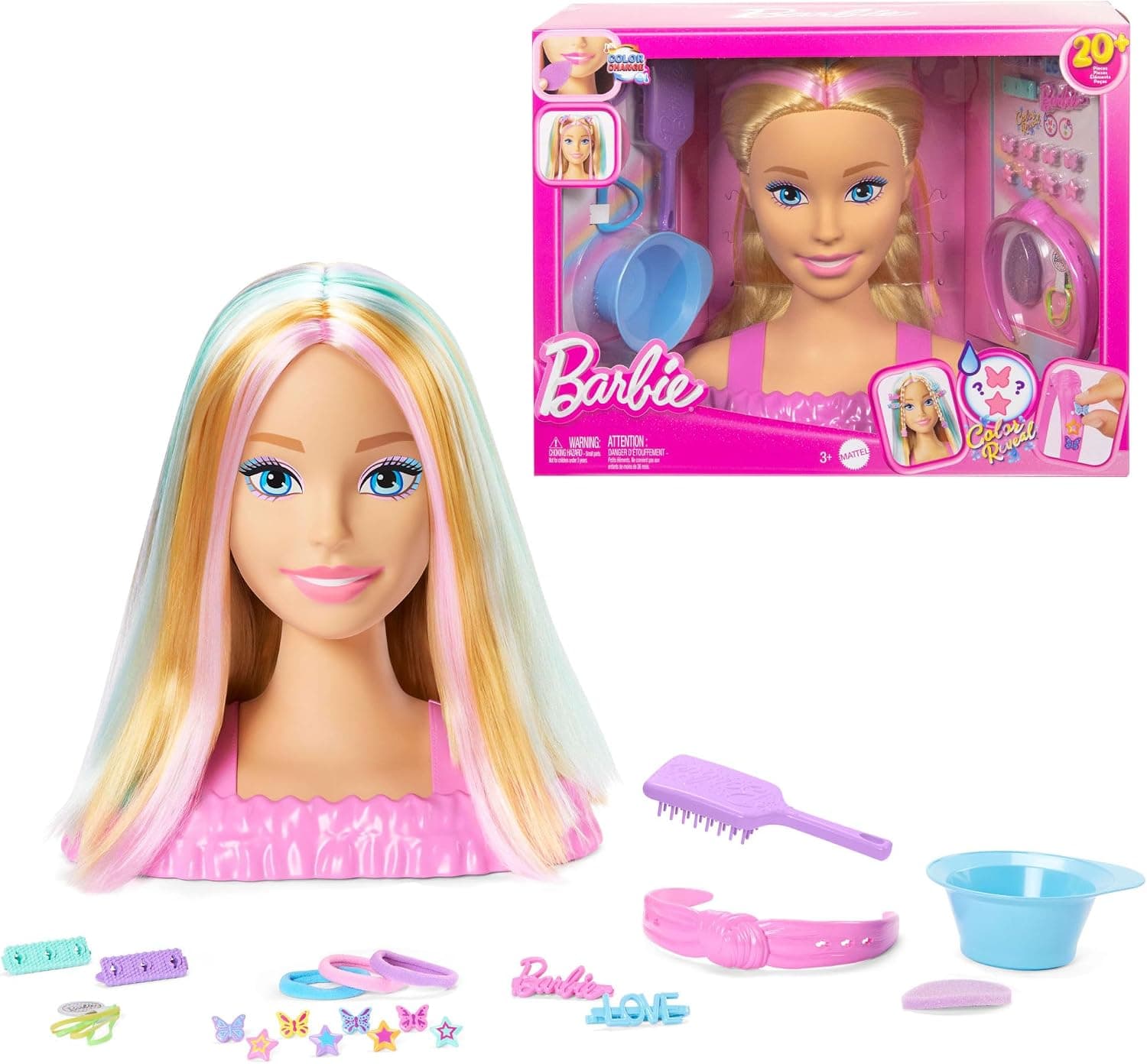 Barbie® Saç Tasarımı Büstü - Sarı Saçlı