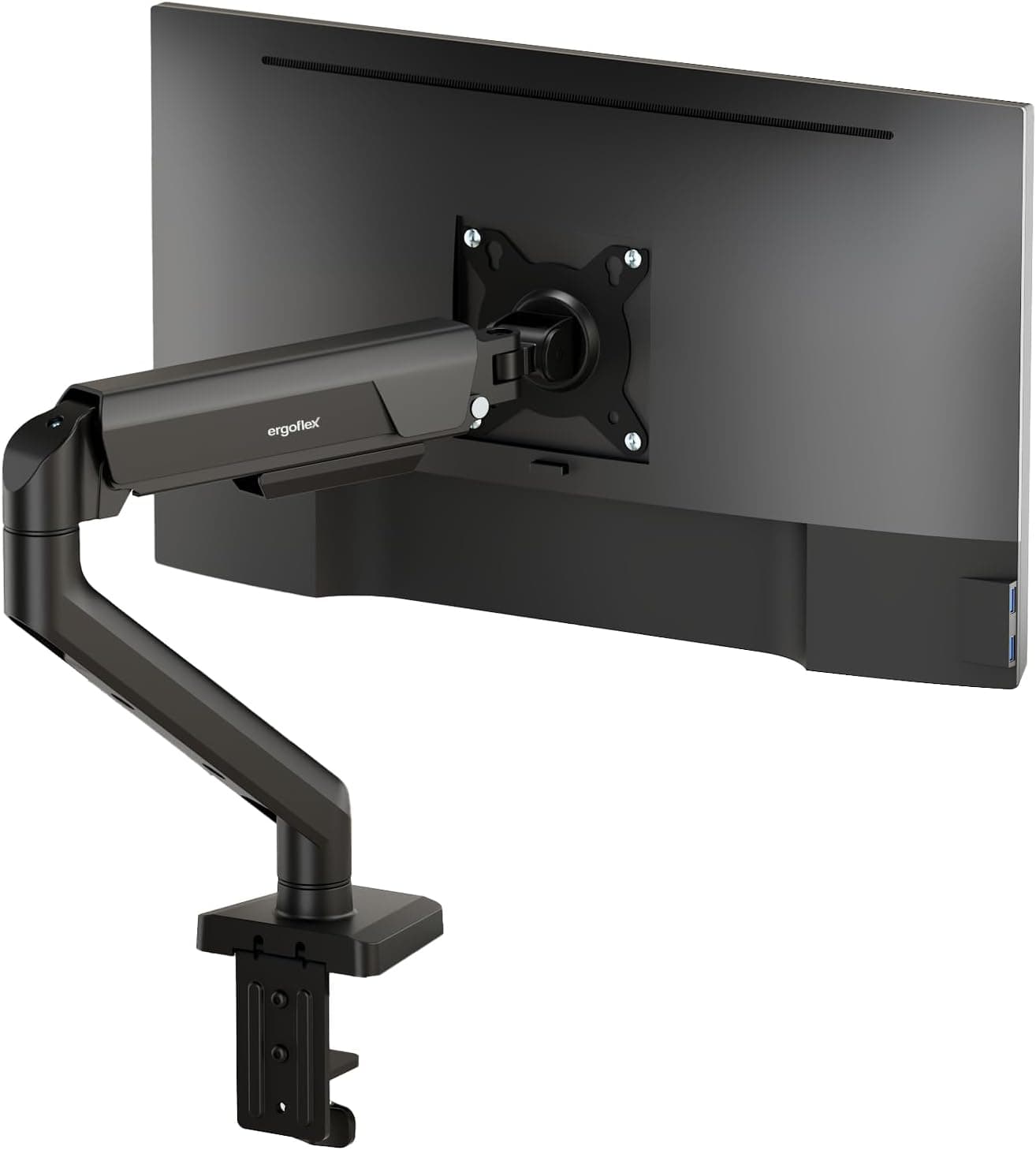 Ergoflex EF X10 Siyah 22-40inch Uyumlu Amortisörlü 2-12 kg Monitör Standı 2026 Versiyon