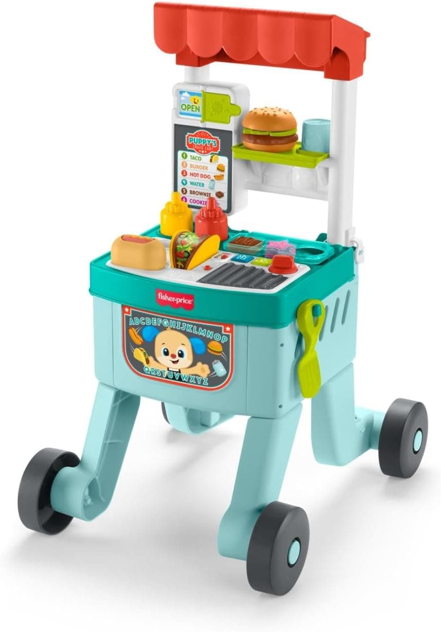 Fisher-Price® Eğlen ve Öğren® 4'ü 1 Arada Alışveriş Sepeti Yürüteç