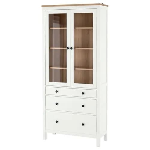 HEMNES vitrin, 90x197 cm