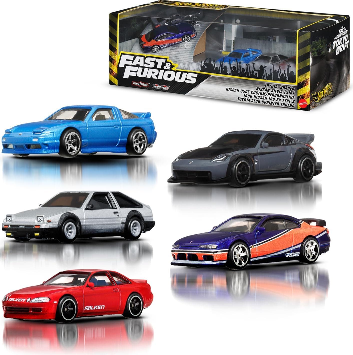 Hot Wheels F&F Tokyo Drift Bundle, JFL99