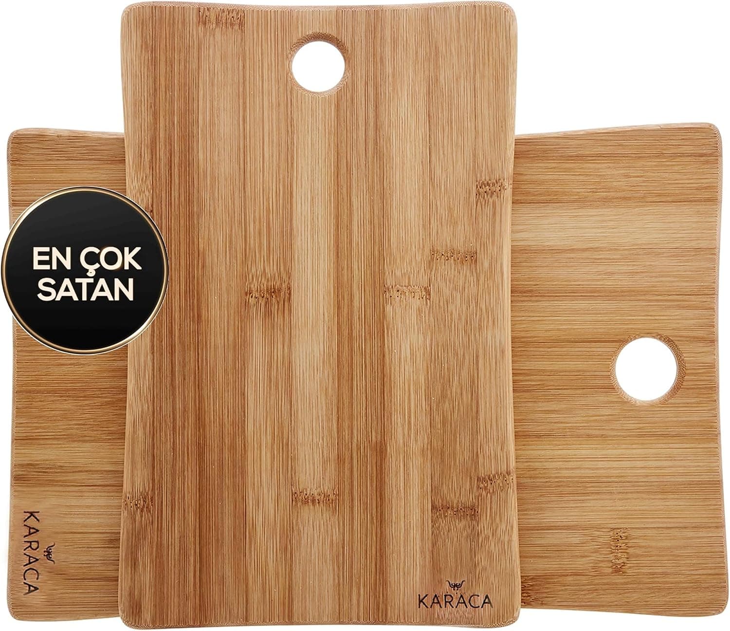 Karaca Bamboo 2'li Bambu Kesme Tahtası 30/35 cm