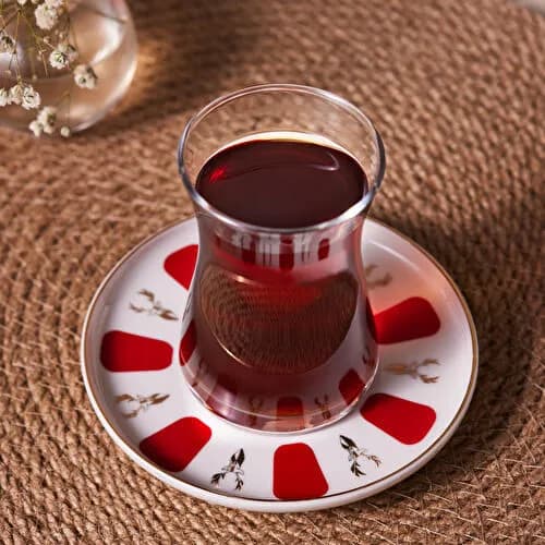 Karaca Bergamot Porselen Tekli Çay Tabağı 12 Cm V2