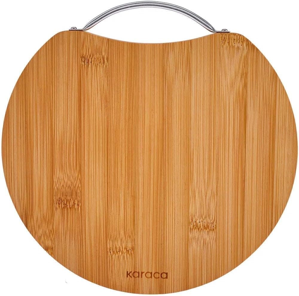 Karaca Owen Round Small Bambu Kesme Tahtası Ölçü: 25x25 cm Malzeme: Bambu