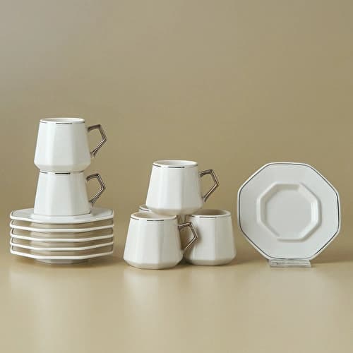 Karaca Zeher 6 Kişilik Kahve Fincanı Takımı 90 ml