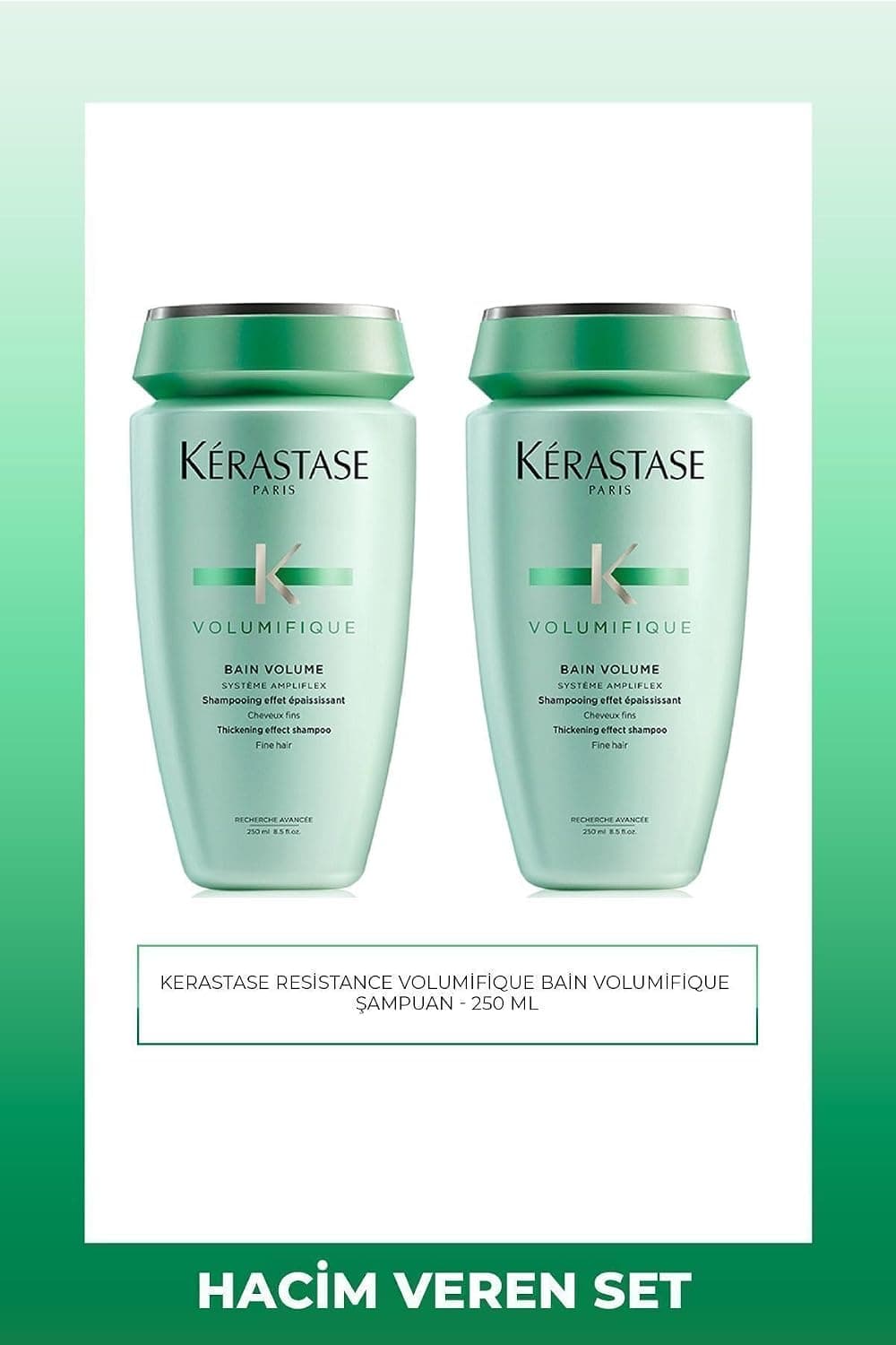 Kerastase Resistance Volumifique Bain Volumifique Hacim Veren Şampuan 250 ml 2 Adet