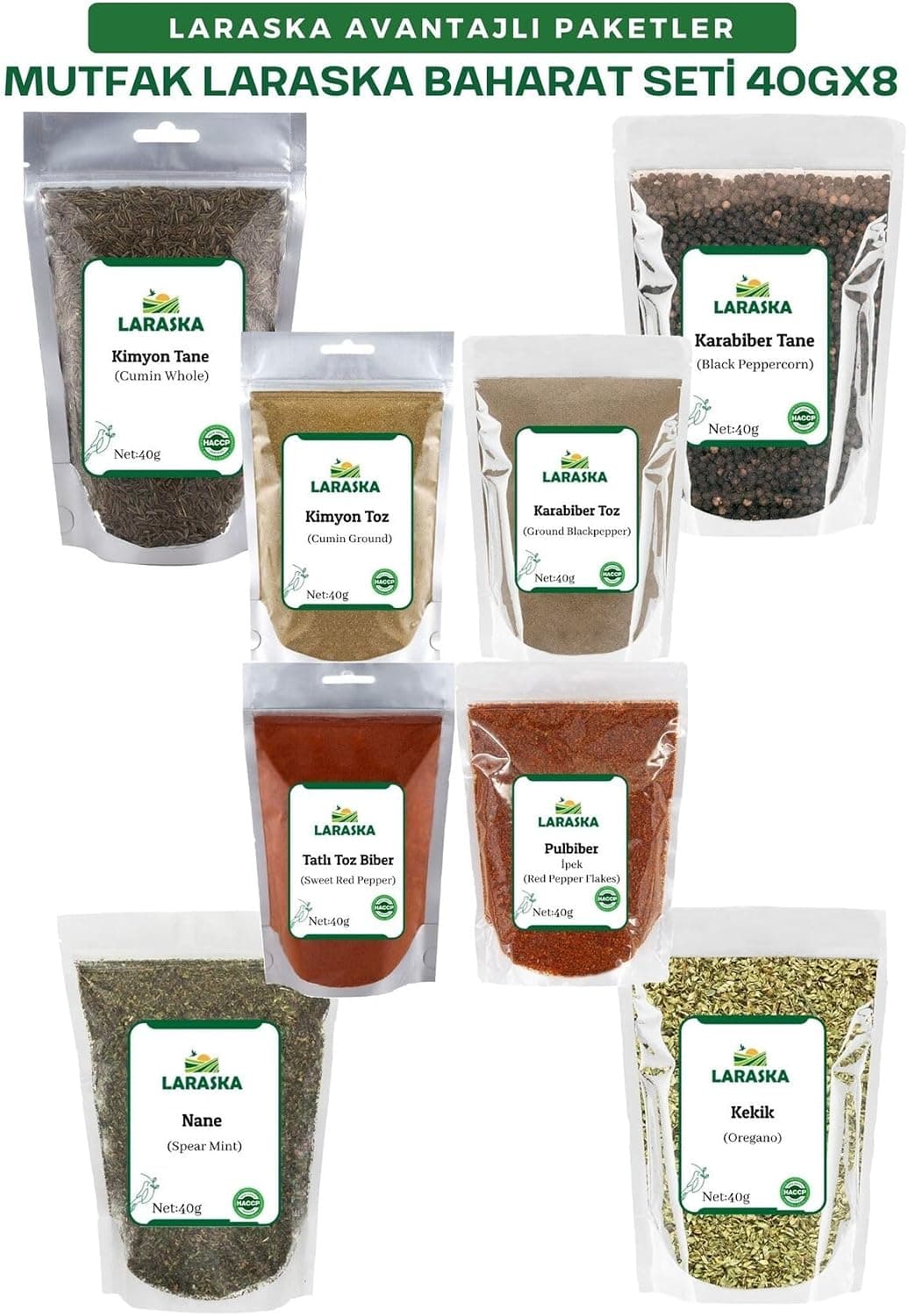 Laraska Mutfak Baharat Seti