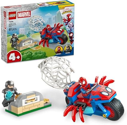 LEGO Marvel Spidey ve Arkadaşları Motosikletli Spidey Rhino'ya Karşı 11206