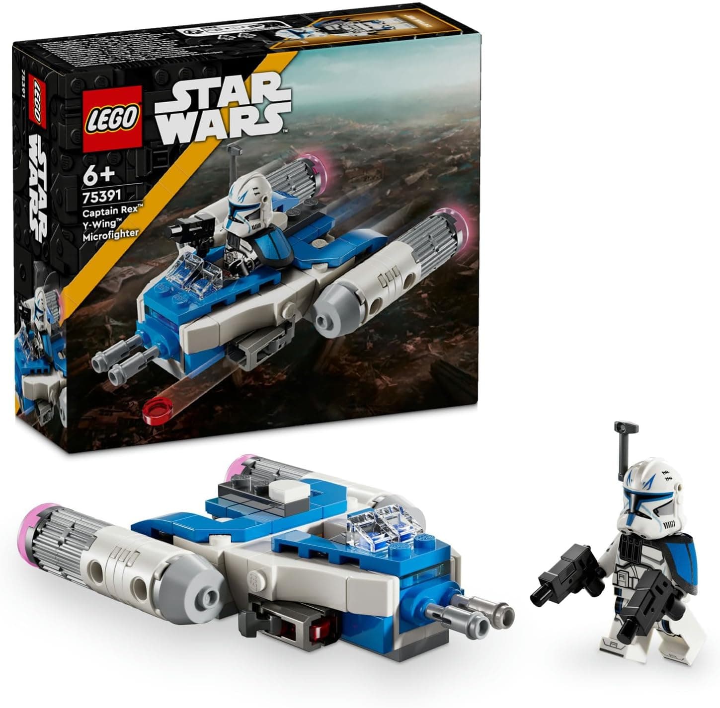 LEGO Star Wars: Klon Savaşları Yüzbaşı Rex Y–Wing Mikro Savaşçı 75391