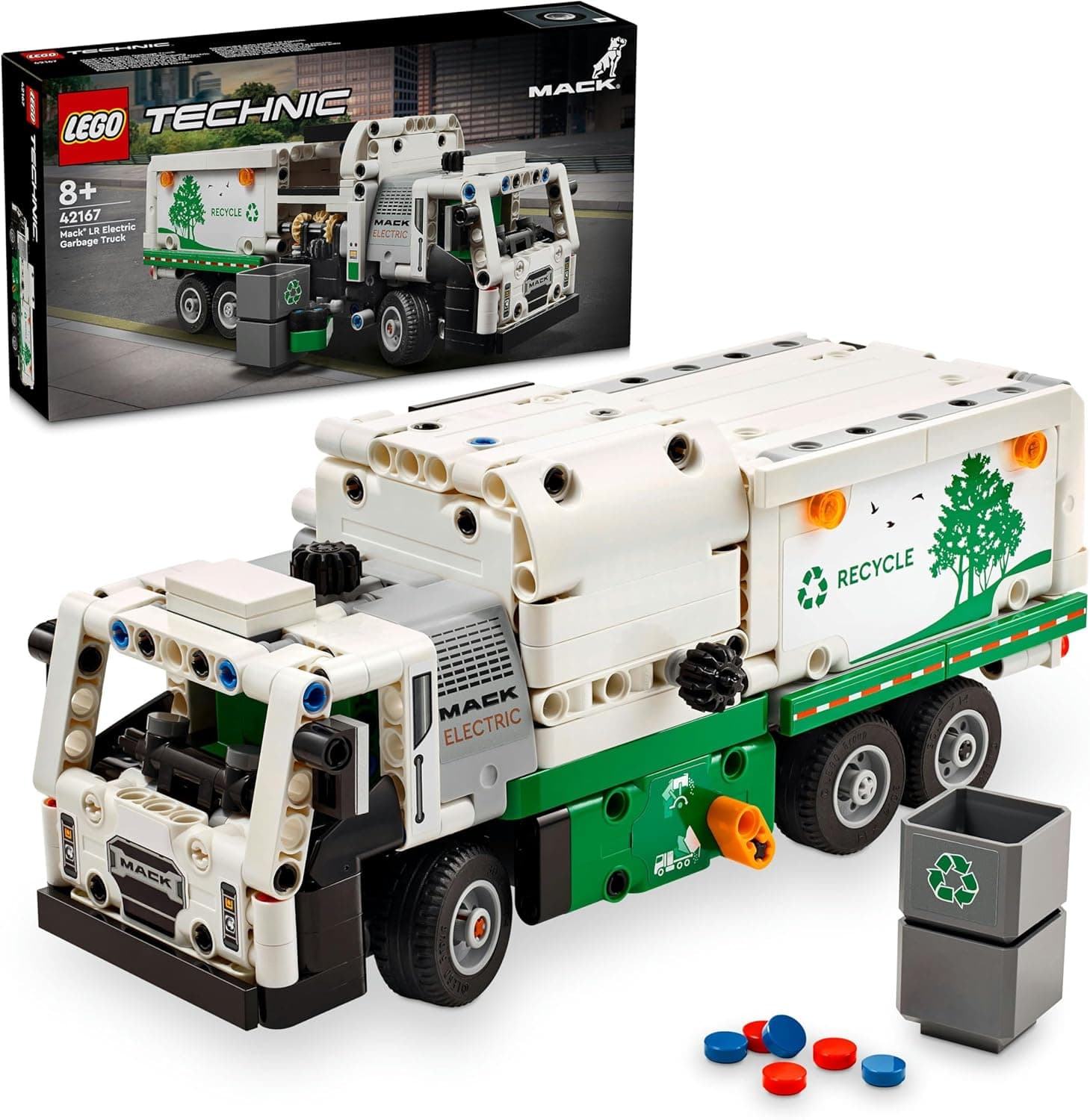 LEGO Technic Mack LR Electric Çöp Kamyonu 42167
