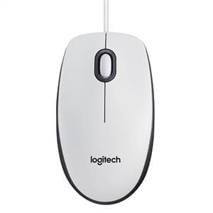 LOGITECH M100 KABLOLU MOUSE-BEYAZ