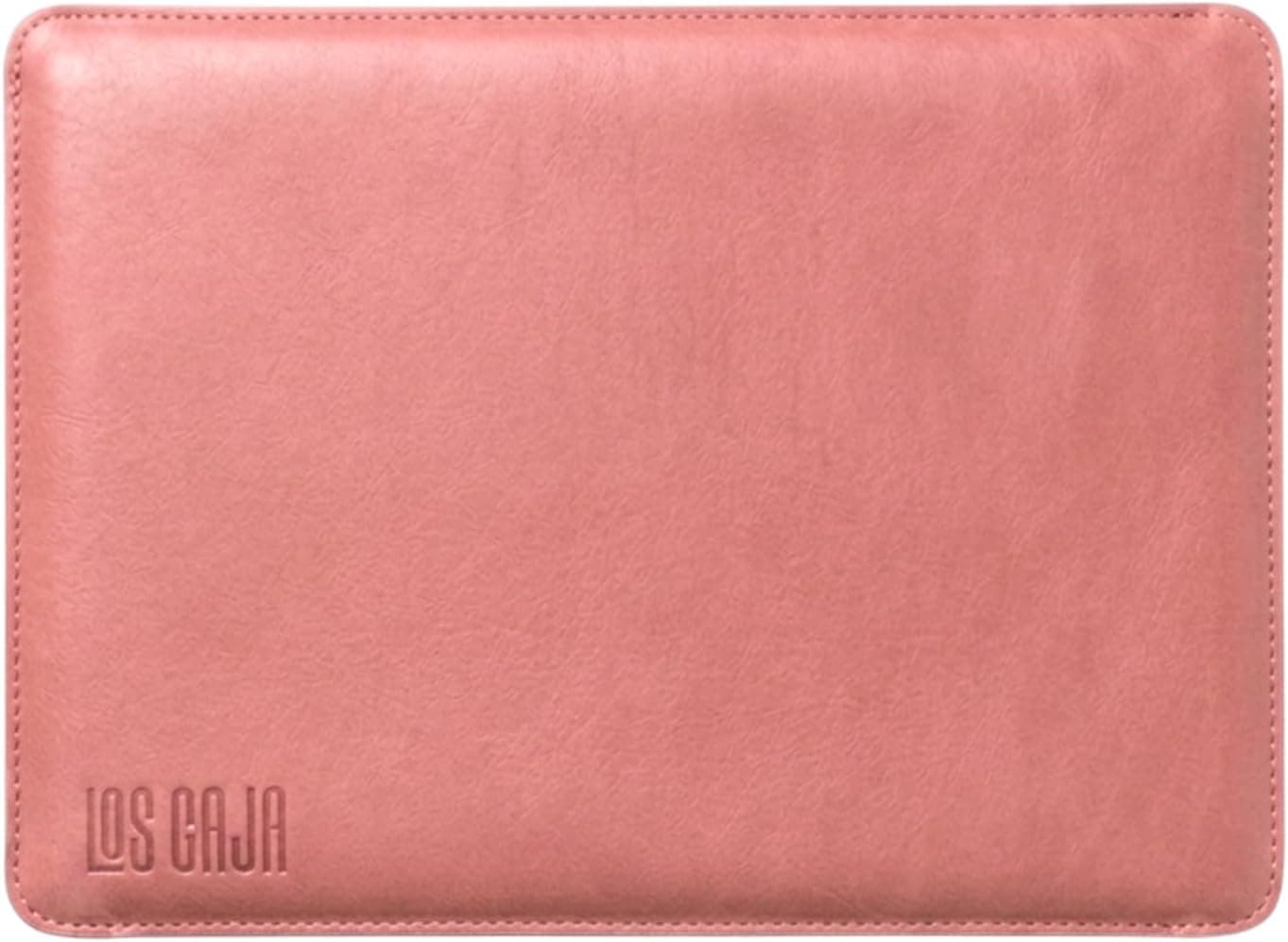 Minimalist 13 İnç Laptop Kılıfı, Vegan Deri, Su İtici Özellikli, Bilgisayar Notebook Laptop Çantası (Toz Pembe, 13 İnç)