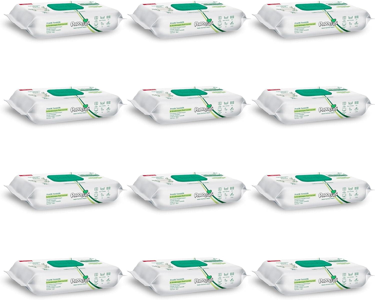 Paddlers Easy Clean Beyaz Sabun Katkılı Yüzey Temizlik Havlusu 840 Yaprak (12x70)