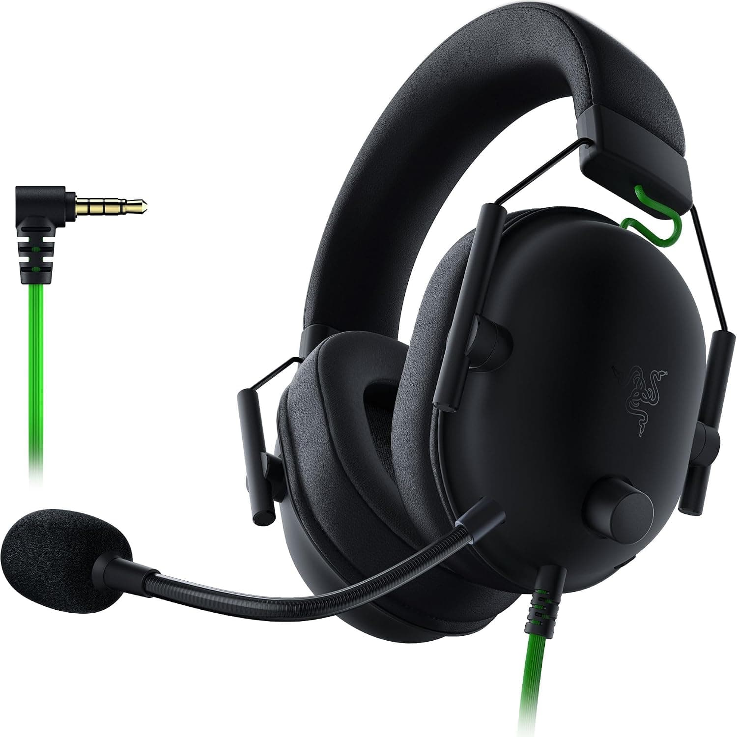 Razer BlackShark V2 X - Premium Espor Oyun Kulaklığı (50mm Sürücü Kablolu Kulaklık, PC, Mac, PS4, Xbox One ve Switch için Gürültü Önleyici) Siyah