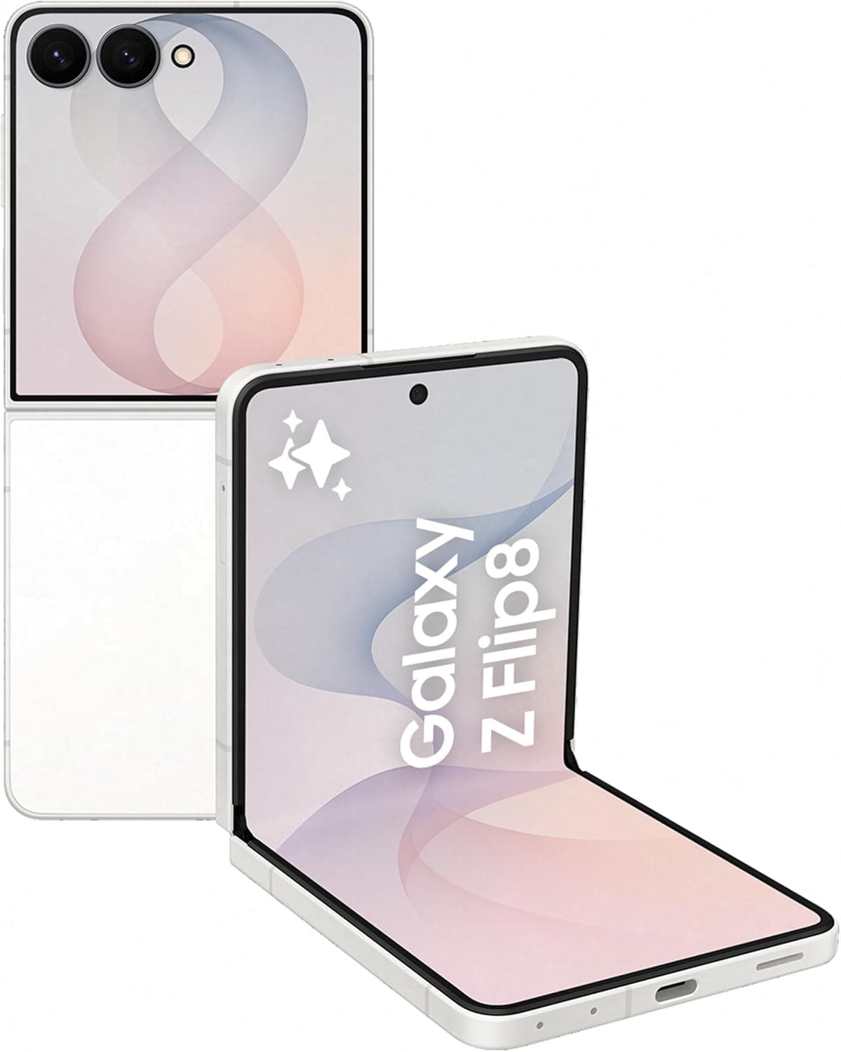 Samsung Galaxy Z Flip8 Krem, 512 GB Depolama, Eller serbest Selfie Kamera, Now Brief, Photo Assist, Kişiselleştirilmiş FlexWindow, 4.300 mAh Pil, 12 GB RAM (Samsung Türkiye Versiyonu)