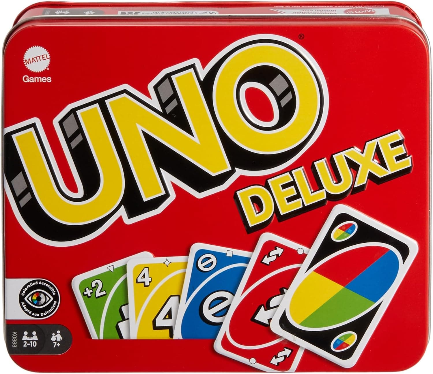 Sevilen UNO Deluxe kart oyunu, ailelerin favorisi. , K0888