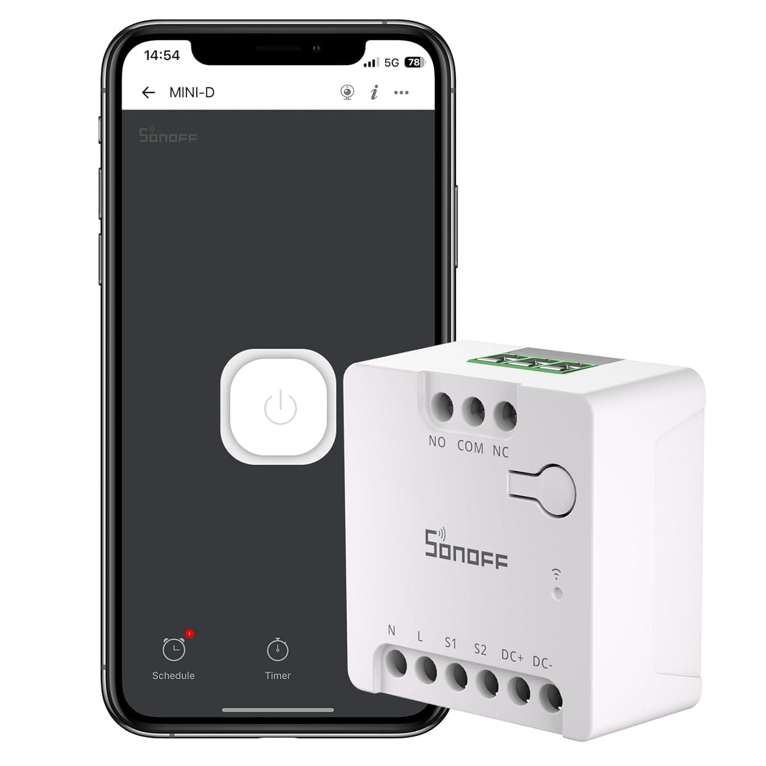 SONOFF Mini-D Matter Kuru Kontak Akıllı Röle | MINI-D