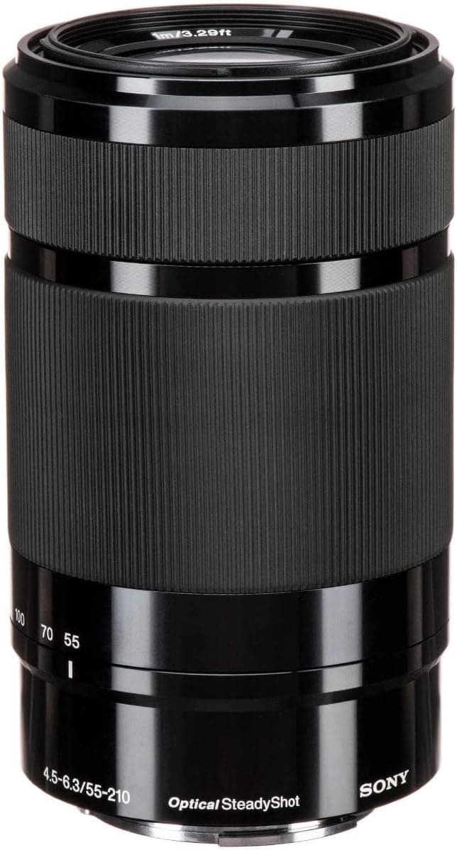Sony Sel-55210 Telefoto Zoom Lens, 55-210 Mm, F4.5–6.3, Oss, Aps-C, A6000, A5100, A5000 Ve Nex Serisi İçin Uygun, E-Mount, Siyah (Sony Eurasia Garantili)