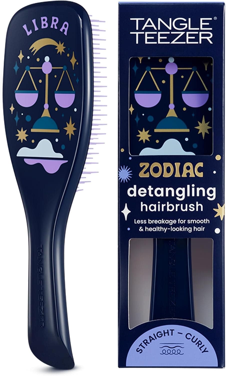 Tangle Teezer Zodiac The Ultimate Detangler Libra Saç Açıcı Tarak Düz ve Kıvırcık Saçlar Terazi Burcu