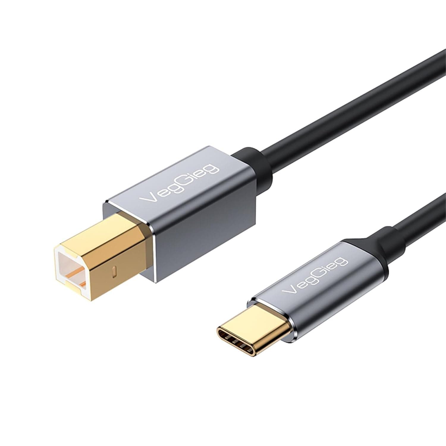 VegGieg Type-C to USB-B Yazıcı Kablosu 1.5 Metre