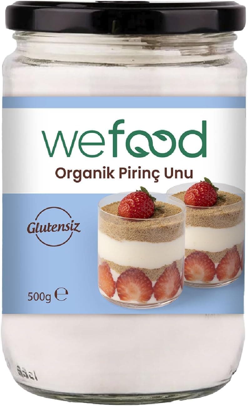 Wefood Organik Glutensiz Pirinç Unu 500 gr